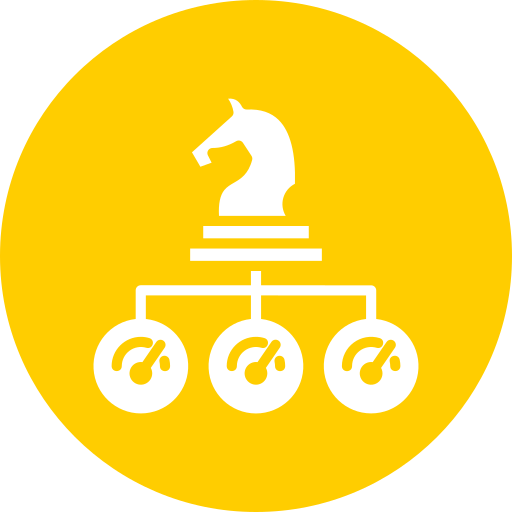 estrategia de negocios icono gratis