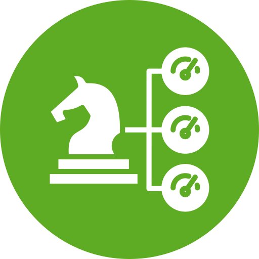 estrategia de negocios icono gratis