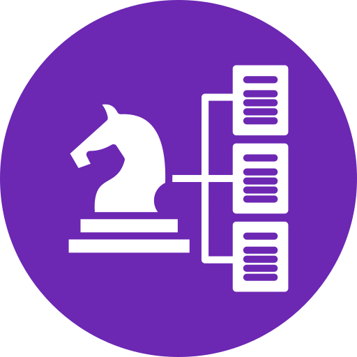 estrategia de negocios icono gratis