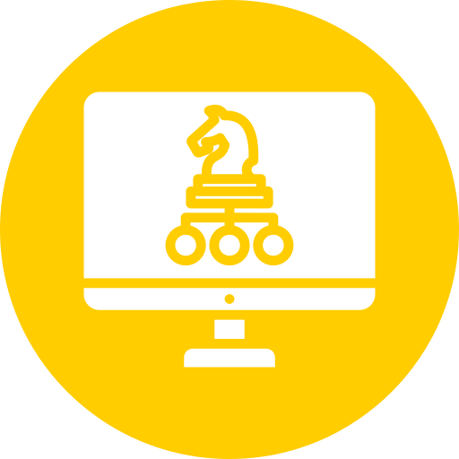 estrategia de negocios icono gratis