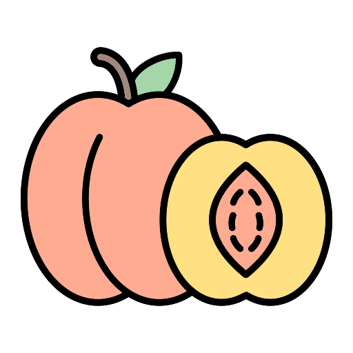 Peach Generic Outline Color Icon