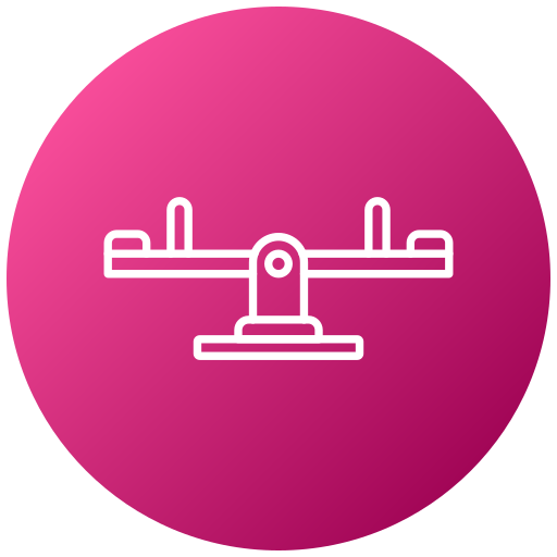 Seesaw Generic Flat Gradient icon