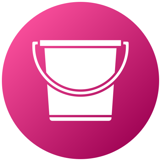 Sand bucket Generic Flat Gradient icon