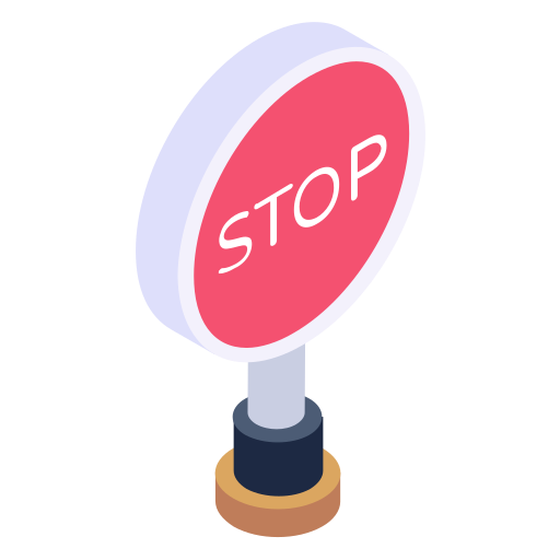 Stop free icon Stop free icon