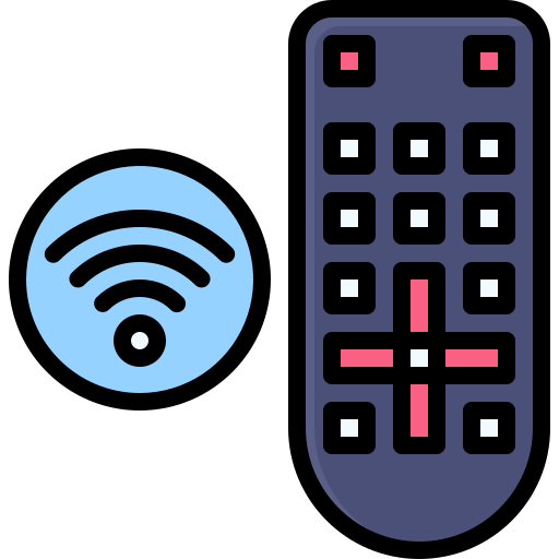 Remote control Generic Outline Color icon