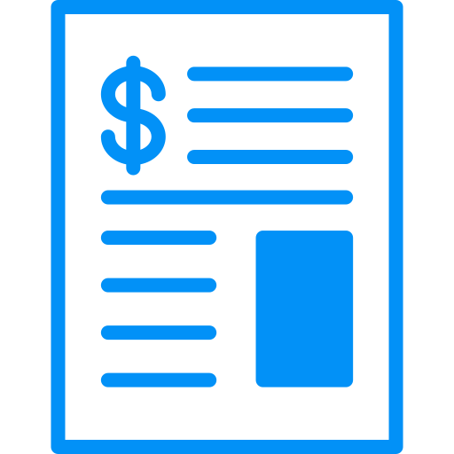 reporte de negocios icono gratis