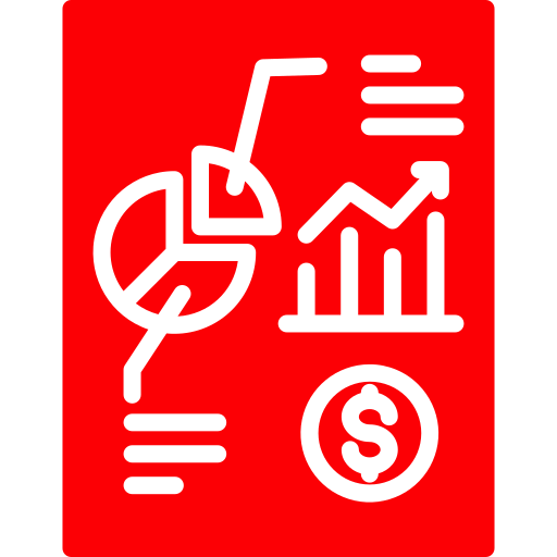 reporte de negocios icono gratis