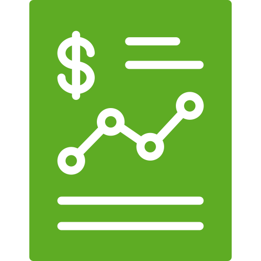 reporte de negocios icono gratis