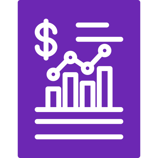 reporte de negocios icono gratis