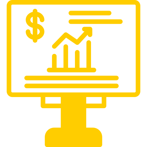 reporte de negocios icono gratis