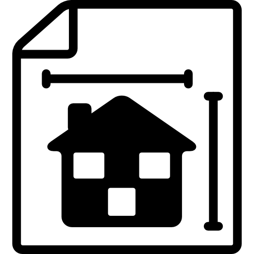 plano de la casa icono gratis