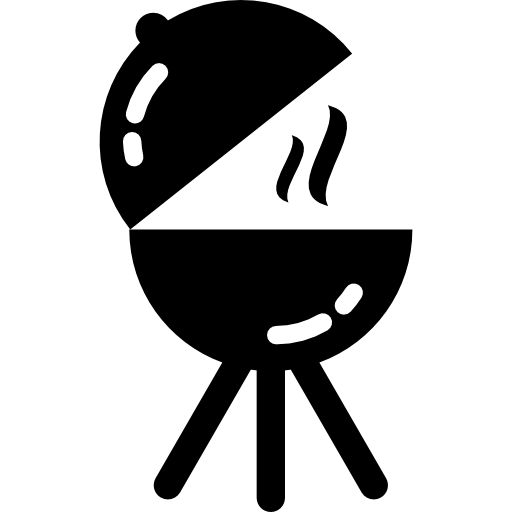 barbacoa abierta icono gratis