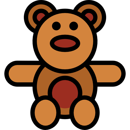 Teddy bear Smalllikeart Lineal Color icon