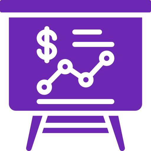 reporte de negocios icono gratis