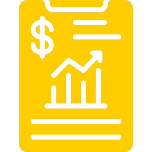 reporte de negocios icono gratis
