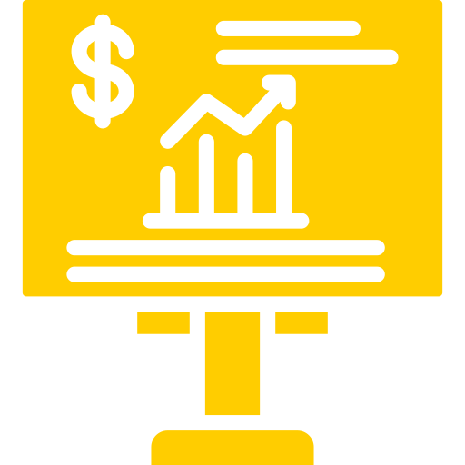 reporte de negocios icono gratis
