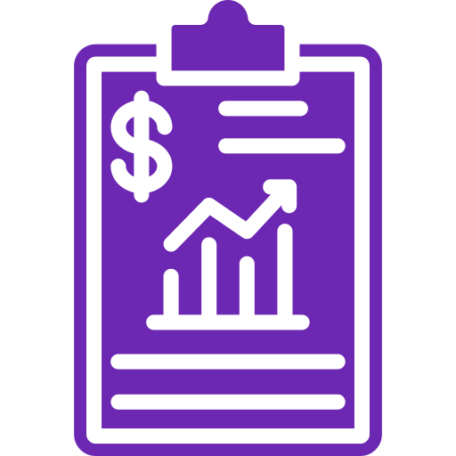 reporte de negocios icono gratis