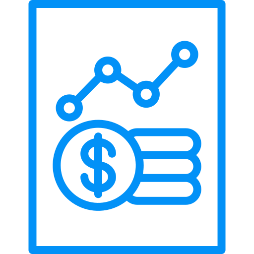 reporte de negocios icono gratis