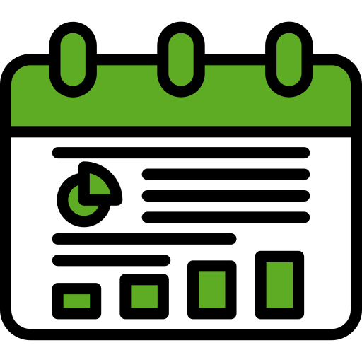 reporte de negocios icono gratis