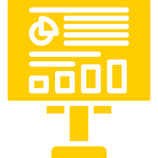 reporte de negocios icono gratis