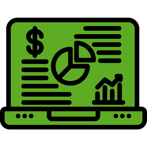 reporte de negocios icono gratis