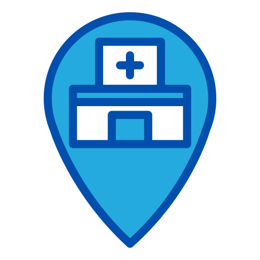 Hospital Generic Blue icon