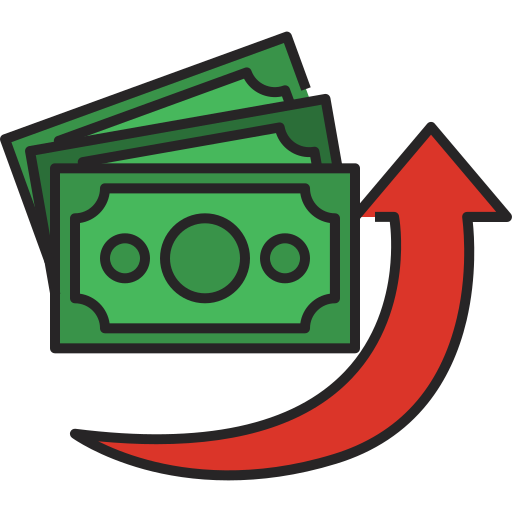 inflación icono gratis