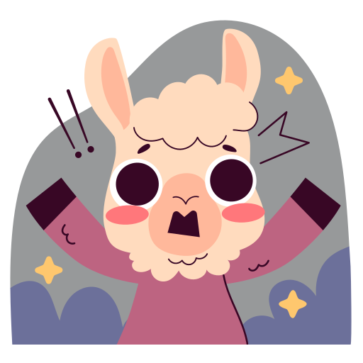 llama gratis sticker