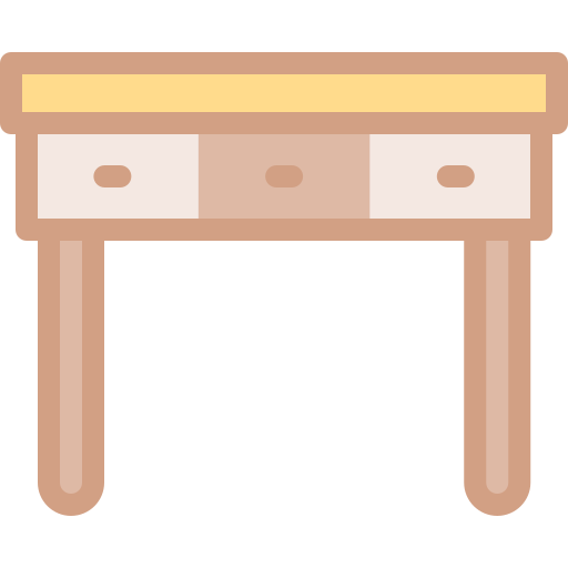 Desk - Free furniture and household icons