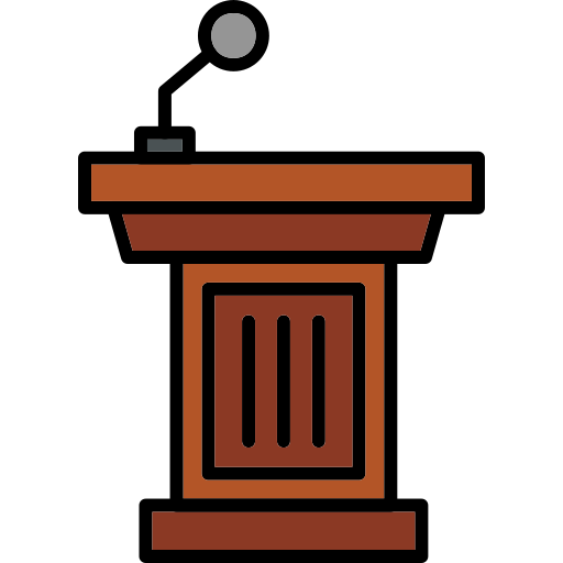 Podium Generic Outline Color icon