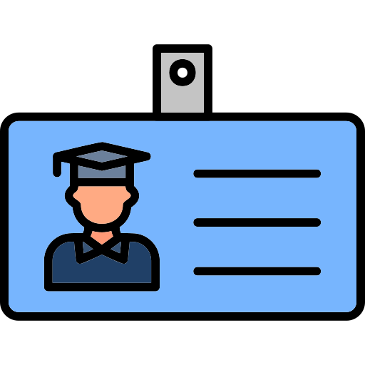 carte d'étudiant Icône gratuit carte d'étudiant Icône gratuit