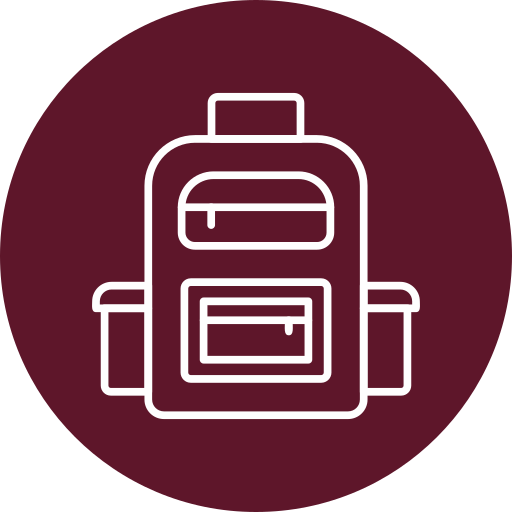 School bag Generic Flat icon