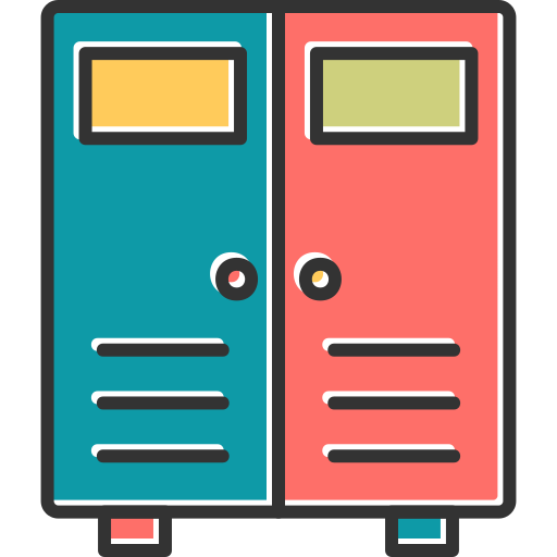 casilleros icono gratis