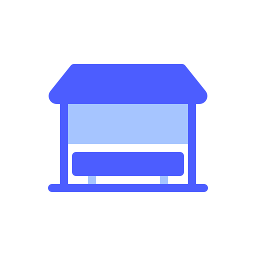 Bus stop free icon
