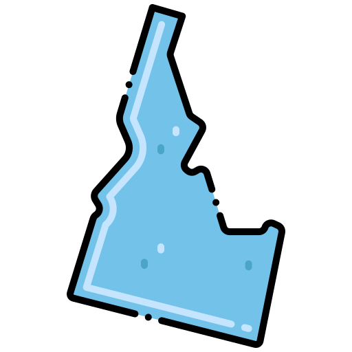 mapa de estados unidos icono gratis