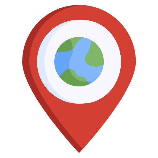 geografía icono gratis