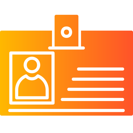 tarjeta de identificación icono gratis