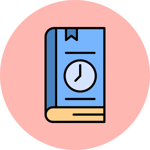 Book Generic Outline Color icon