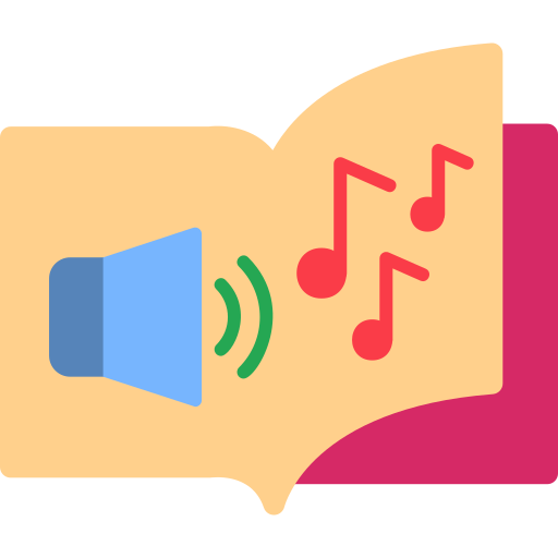 Audio book free icon