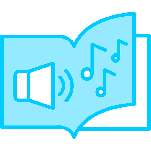 audio libro icono gratis