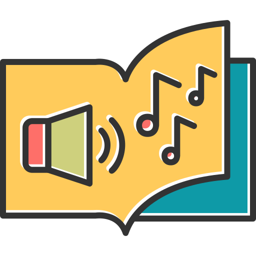 Audio book free icon
