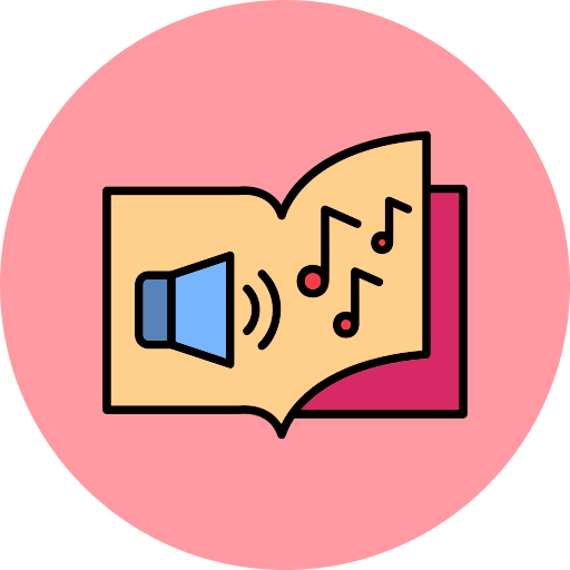 Audio book free icon