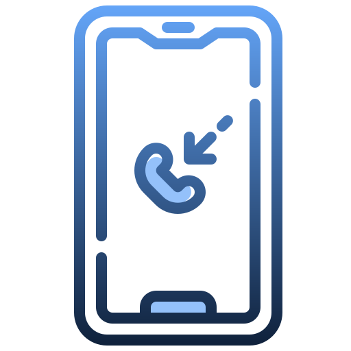 llamada entrante icono gratis