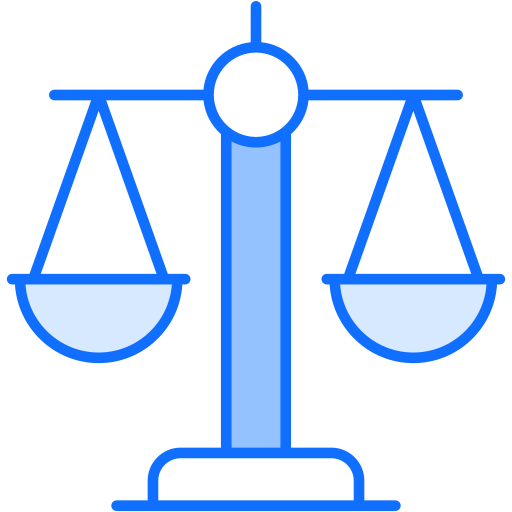 Legal Service Generic Blue Icon