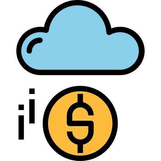 computación en la nube icono gratis