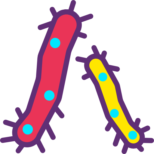 Bacteria - Free education icons