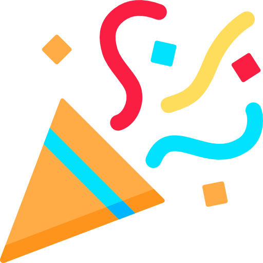 Конфетти бесплатно иконка