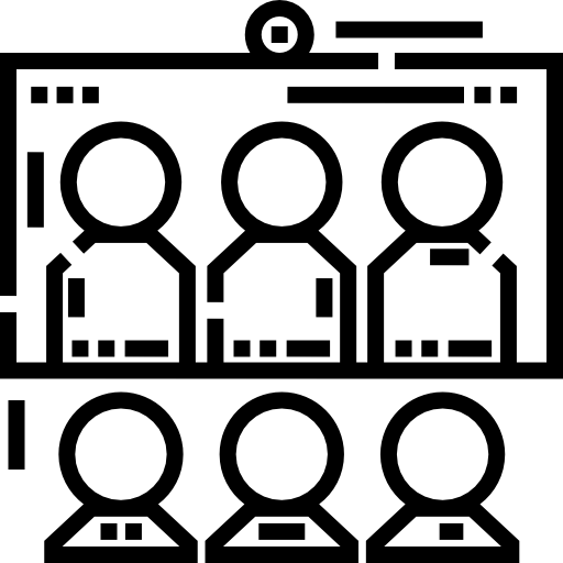 원격 회의 무료 아이콘