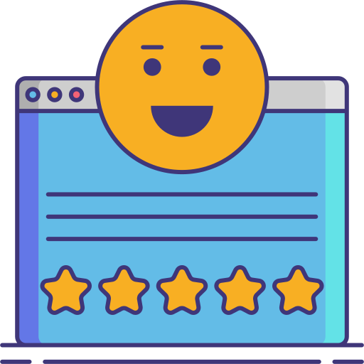 Good review Flaticons Lineal Color icon