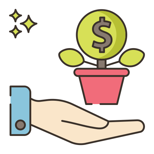 seguro de inversión icono gratis